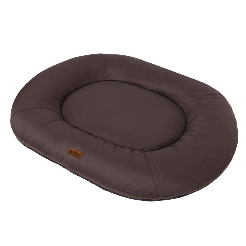 Oval Dog Basket Bed – Brown, XL