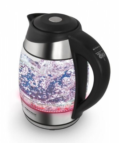 Esperanza Kettle Water EKK026 1.7 L Black Transparent 2200W — image 1