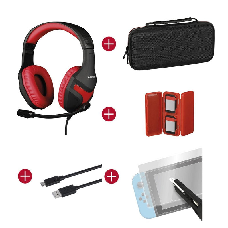 Gamer Pack - Headphone + Bag + USB-C + Protector