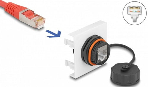 Easy 45MÓDULO Network RJ45 CAT.6A, 45 X 45MM — image 1