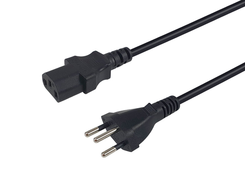 Equip Cable Power C13 -T12 H/M Black 3.00M Pvc