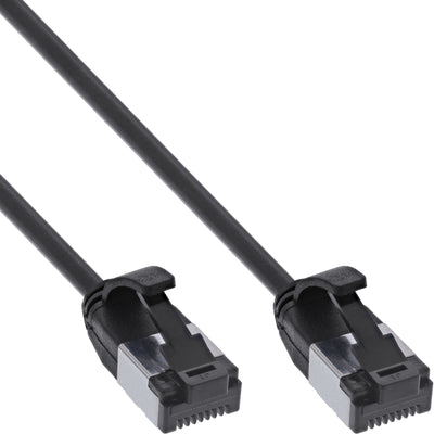 Inline® Network Cable Slim, U/FTP, CAT.8.1, Tpe Halogen-free, Black 2M — image 1