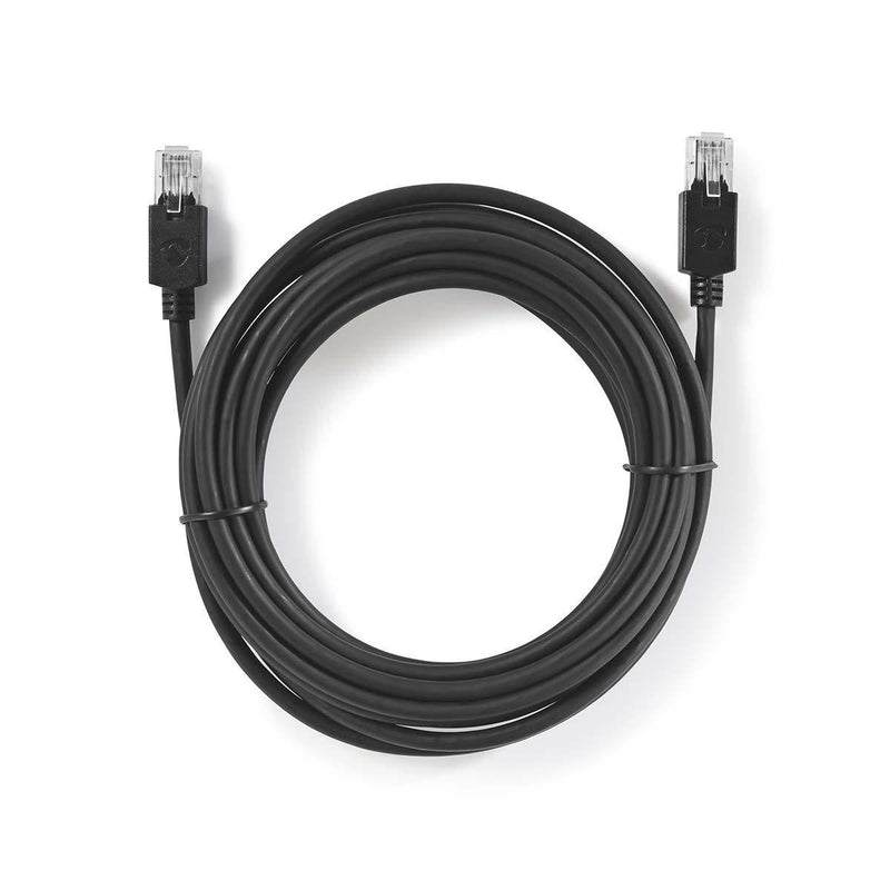 Nedis CAT.6 Cable RJ45 Connector Male RJ45 Connector Male F/UTP 5.00M Round Lszh / Pvc Antracita Embalaje With