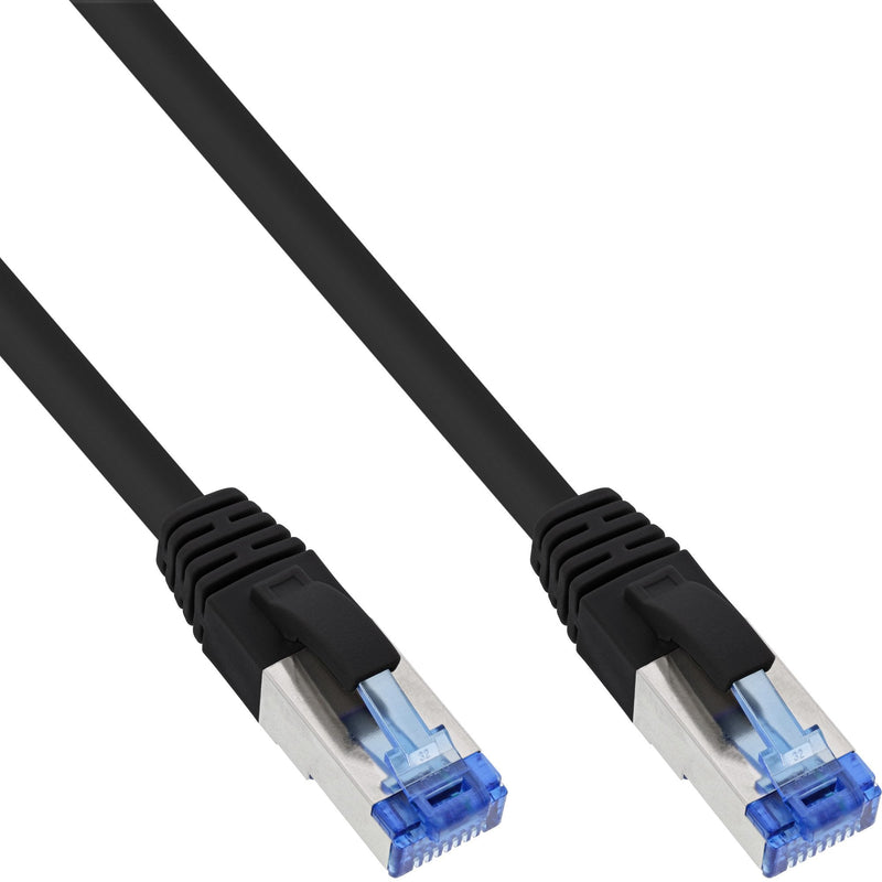 Inline Network Cable S/FTP Pimf CAT.6A Libre Halógenos 500MHZ Black 1M