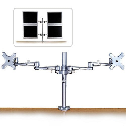 Lindy 40697 Desk Mount Screen Plana Silver