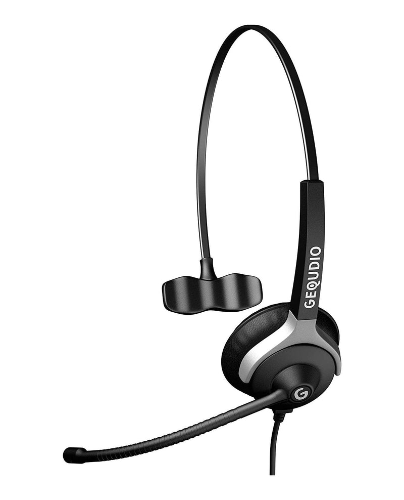 Gequdio Headphones Monoaural With Cable Yealink, Snom, Grandstream WA9002