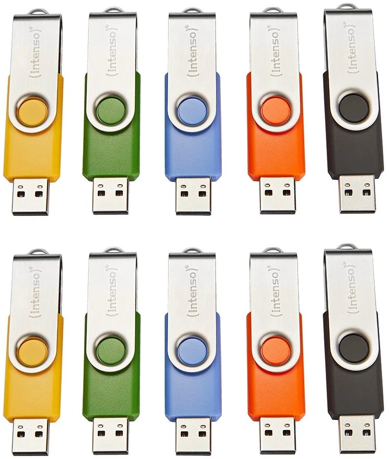 Intenso Memoria Unidad Flash USB2 10X16G/Multipack 3503571