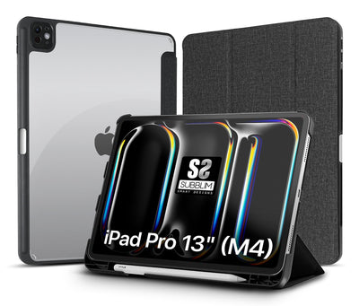 Subblim Case Clear Shock Case Ipad Pro 12.9' 2024 M4 Black — image 1