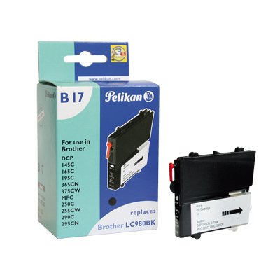 Pelikan Cartridge Brother B17 LC980 Black Compatible