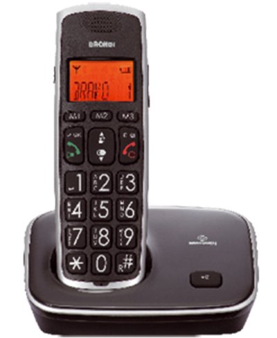 Brondi Phone Cordless Bravo Gold 2 Nero — image 1