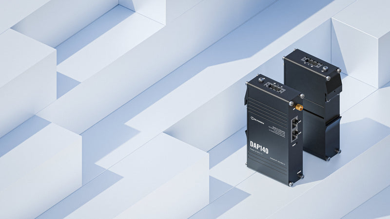 Teltonika DAP140, Access Point Black Assembly Carril Din, Connector Power 3 Pines Uso Industrial DAP14000