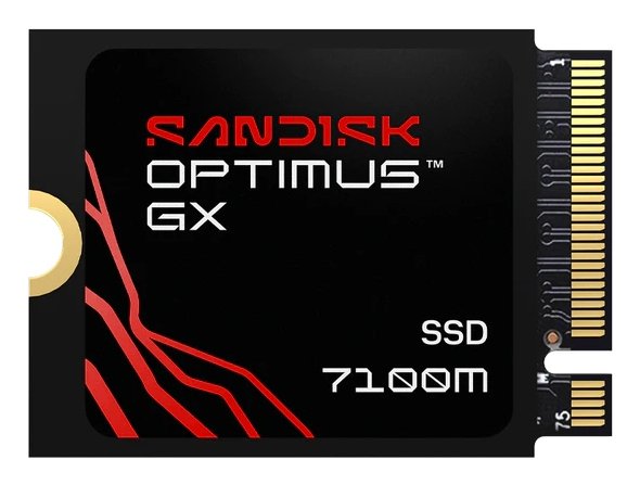 SanDisk Drive SSD Optimus Gx 7100M 2TB Internal M.2 2230 PCIE 4.0 X4 (NVMe)