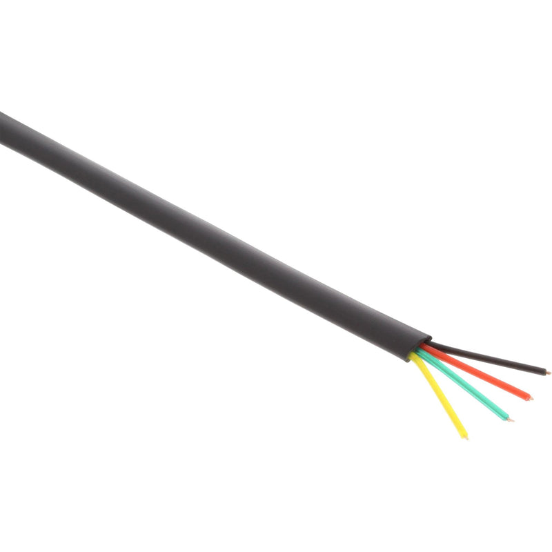 Inline Cable Modular Cable Flat 4 Hilos Black 100M