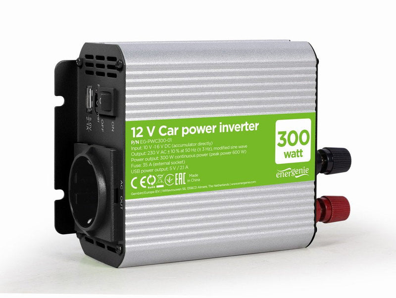 Energenie EG-PWC300-01 12V Car Power Inverter 300W