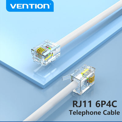 Cable Phone RJ11 6P4C Aisens Iqbwj 5M White — image 1