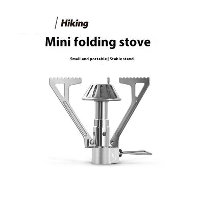 Mini Folding Integrated Stove Outdoor Ultra-light Gas Furnace Portable Picnic Stove