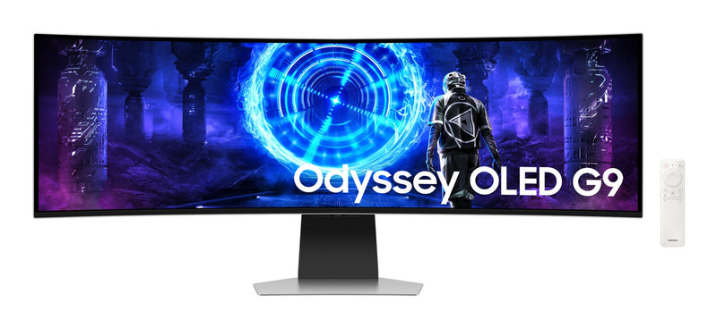 Samsung Monitor 49 Gaming/Curved 5120X1440 32:9 0.03 Ms Speakers Height Adjustable Tilt Colour Silver LS49DG95