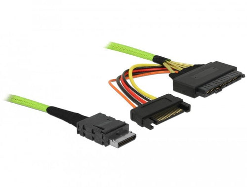 Delock Cable Oculink PCIE SFF-8611A U.2 SFF-8639 0,5M — image 1