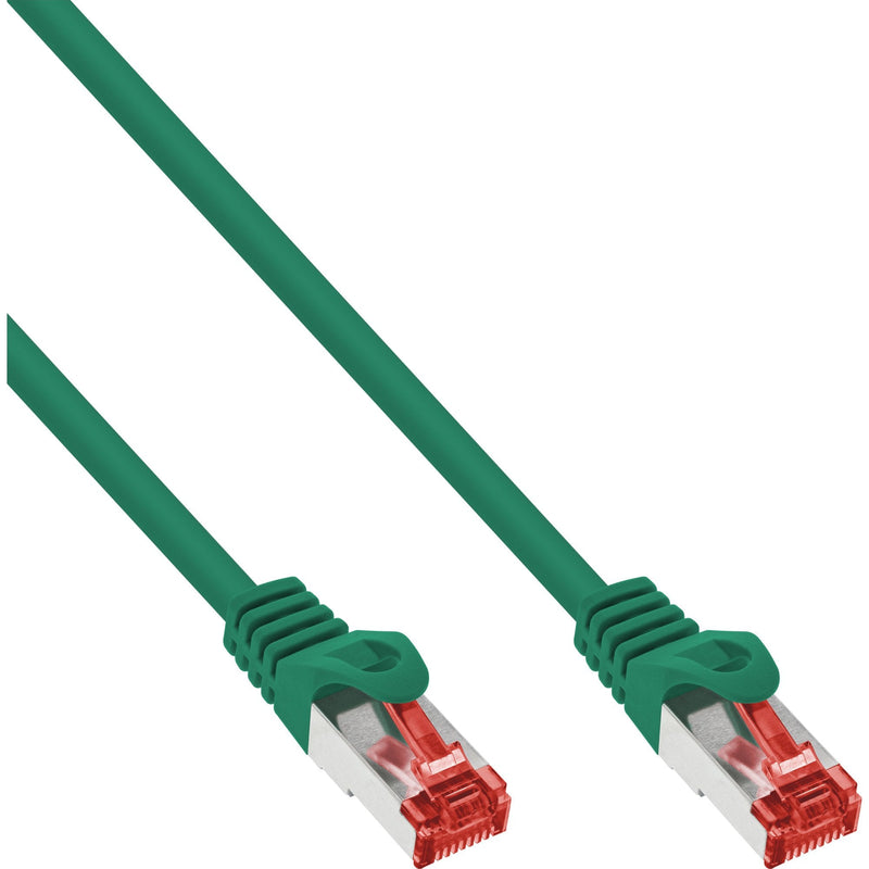 Inline Network Cable S/FTP Pimf CAT.6 250MHZ Pvc Cca Green 2M