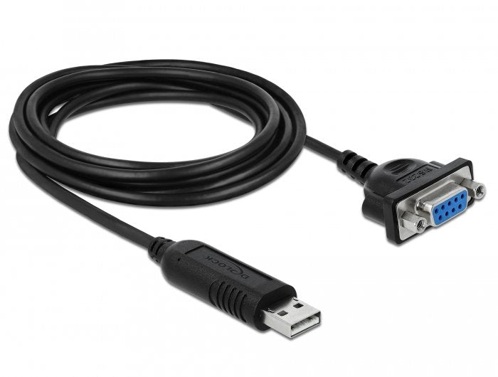 Delock Adapter USB 2.0 Typ-a a 1 X Seriell RS-232 DB9