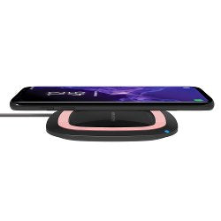 Realpower FREECHARGER-10 Black/Pink Estación Charging Wireless Qi