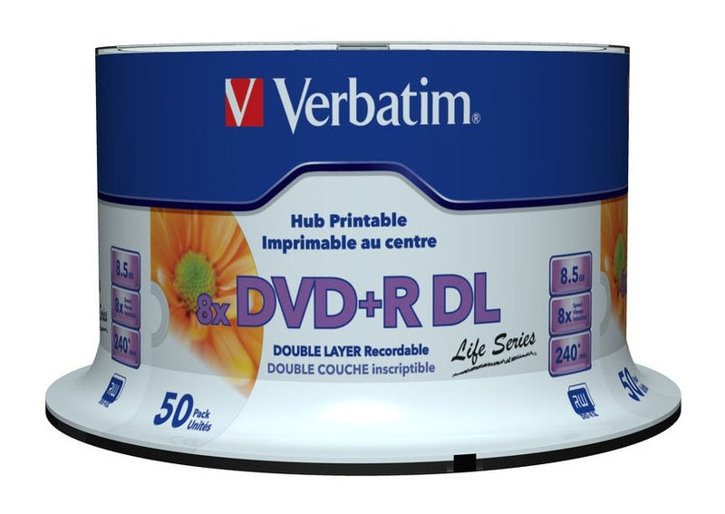 Verbatim Dvd + R 8,5GB Dl 50 Pieces 97693
