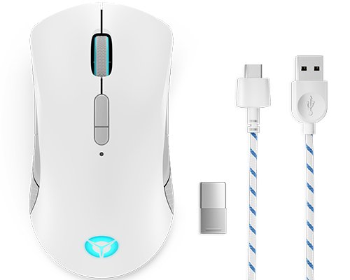 Lenovo Mouse Legion M600 Wireless Gaming Ambidextro RF Wireless + Bluetooth + USB Type-a Óptico 16000 DPI — image 1