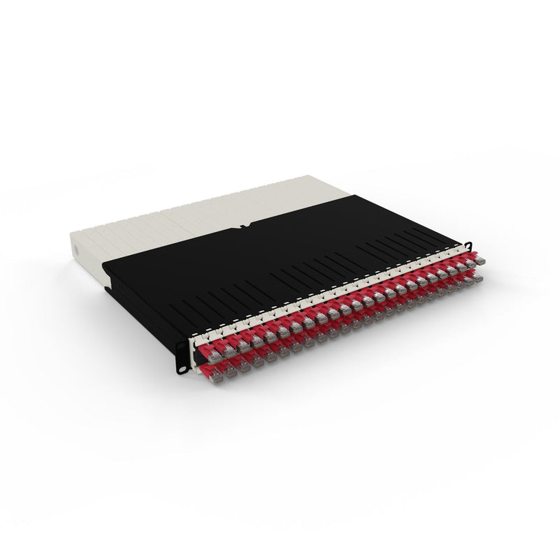 Patchbox Patchbox.one Sistema Tendido Cables 8RU STP (0,8M) With 24 Kassetten, Network Cable CAT.6A, U FTP, Po