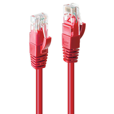 Lindy Network Cable CAT.6 U/UTP Red 0.50M — image 1