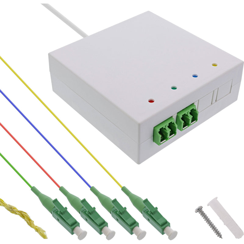 Inline® Ftth Connection Box Pre-assembled 4X Lc/Apc 9/125?M 15M