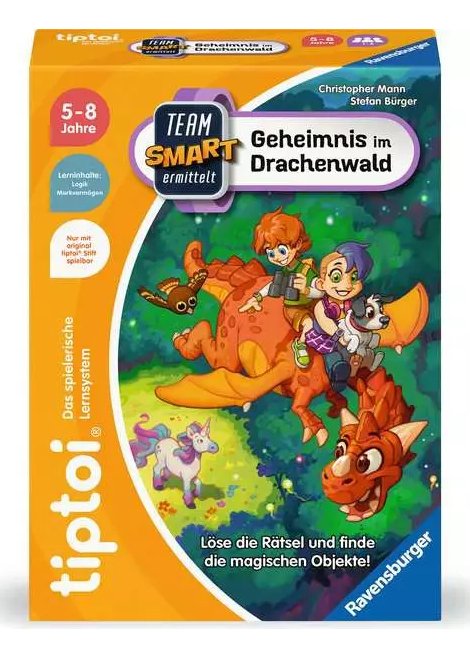 Ravensburger Tiptoi Team Smart Investiga: Secreto Drachenwald, Juego de mesa 4005556002245.0