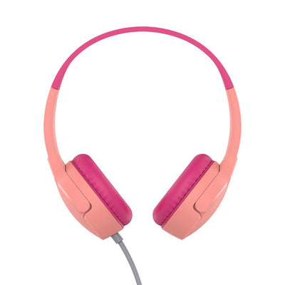 Belkin Soundform Mini Headphones With Diadema With Micro Oreja Cableado Connector 3 5MM Pink — image 1