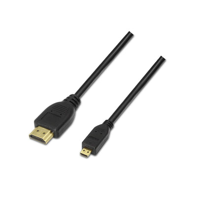 Aisens Cable Micro HDMI Hec - a Macho-d/Male - 1.80M - 3D Ethernet - Black — image 1