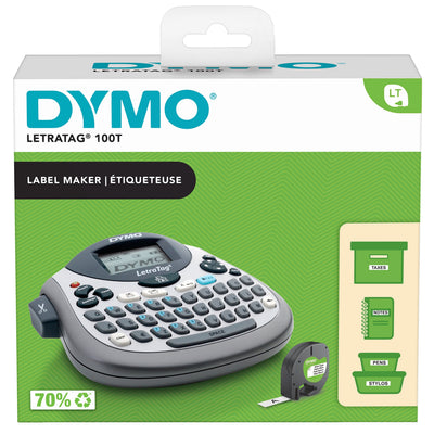 Dymo Letratag LT-100T, Labeller Plateada, With Keyboard German Qwertz — image 1