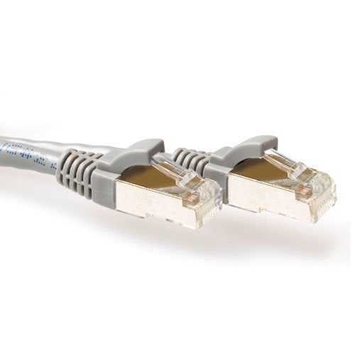 Grey 10 Meter Lszh SFTP CAT.6A Patch Cable Snagless With RJ45 Connectors