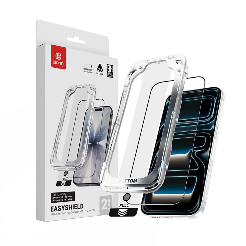 Easyshield 2-PACK - Glass Templapara Iphone 17 Pro Max. / Iphone 16 Pro Max. (2 Units