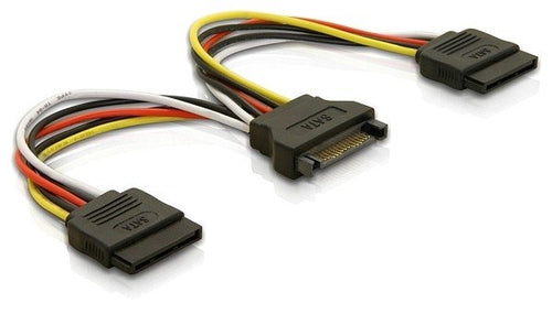 Delock Cable Power Bifurcador Sata(m) a 2 Sata(h) — image 1
