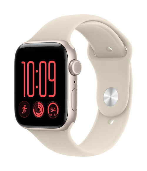 Apple Watch SE3 GPS Cellular 44MM Box Of Aluminium White Estrella Strap Deportiva Arena M L — image 1