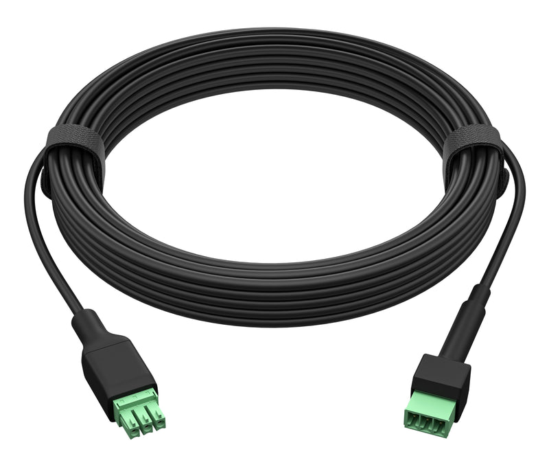 HP Studio A2 Cable Alargador Microphone Phoenix 3 Espigas Male a Phoenix 3 Espigas Female 8M Black
