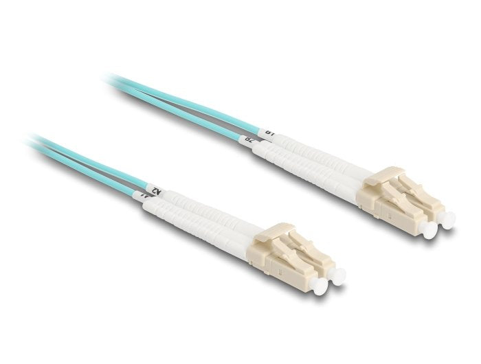 Delock Lwl Cable Lc Duplex a Lc Duplex Multimode OM3 Winkelbar 2M