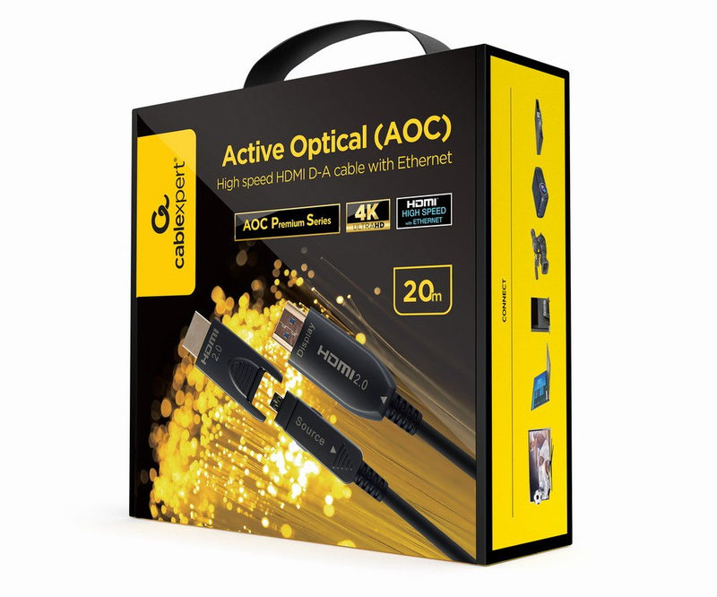 Gembird HDMI Cable d-a High Speed Ethernet-aoc Armored Series 30M