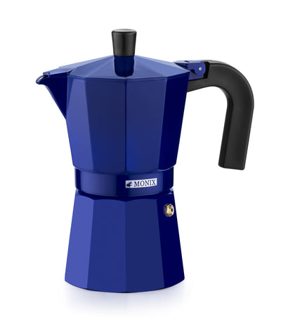 Monix Coffee Machine Italiana Cobalto Blue Capacity 6 Cups — image 1