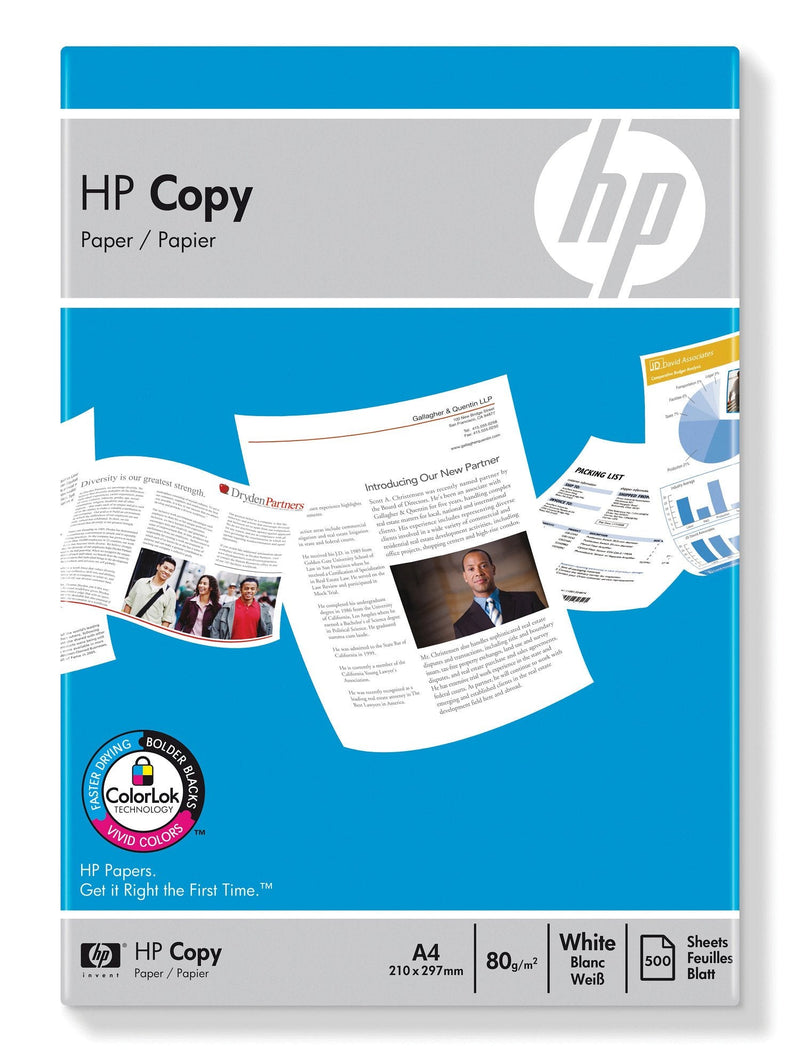 HP Copia Paper A4 (500 Hojas), 80G / M2