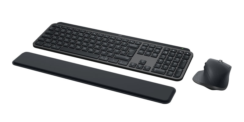 Logitech Keyboard English + Mouse Mx Keys S Combo RF Wireless + Bluetooth QWERTY Ee.uu. Graphite