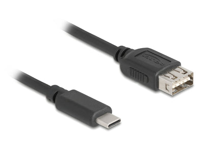 Delock 81538 USB Cable 2.0 USB Type-c™ Male a Easy USB Tipo-a Female 3M — image 1