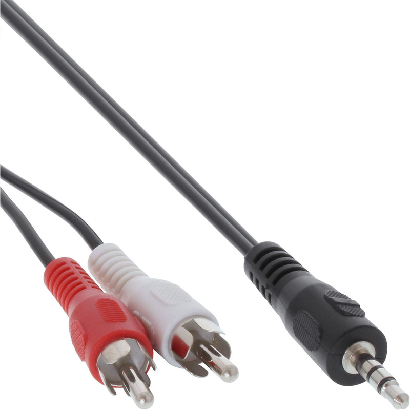 Inline Cable Audio 2X Rca Male a 3.5MM Stereo Male 3M