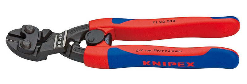 Knipex Pliers Cortapernos Compacto Cobolt 71 22 200 Corte With Resorte Opening And Bloqueo 7122200