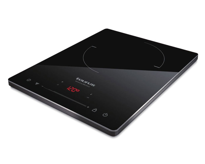 Taurus Board Inducción Darkfire 2000W Ø 20CM Display LED 8 Niveles Temperatura / Power Temporizador Surface Cr