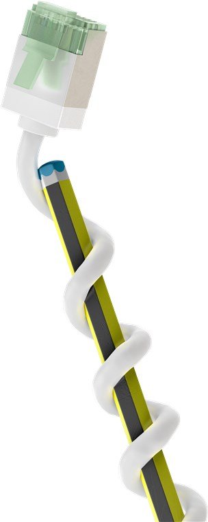 Goobay Cable Patch Ultraflexible CAT.8.1 Slim U/FTP White 3 Metres Clavijas Extracortas 74362 — image 1