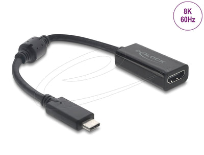 Delock USB Type-c™ Adapter a HDMI (dp Alt Mode) 8K 60 HZ With Hdr And Hdcp Black — image 1